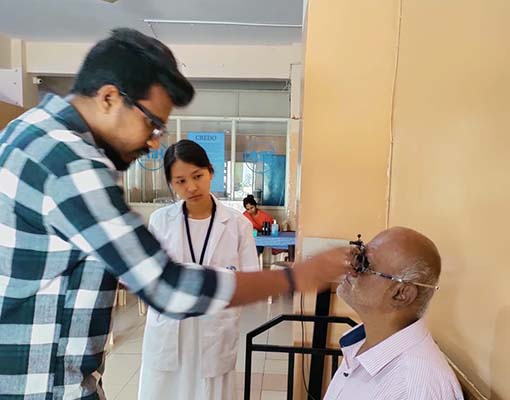 Free Eye Checkup Camp, 12 Aug 2025 Eye Checkup camp by Sharaddha Eye care, also did free cataract surgeries for residence.