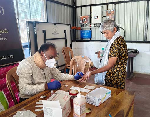 HIV Test Camp, 13th August 2025 A team from Karnataka State Aids Prevention Society conducted HIV camp.