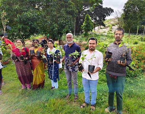 Tree Plantation, 20th July 2025 Tree Plantation Drive with Rotary Bengaluru, Bannerghatta Road
